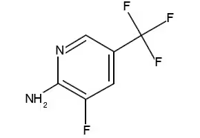 2-Amino-3-fluoro-5-trifluoromethylpyridine structure, CAS 852062-17-0