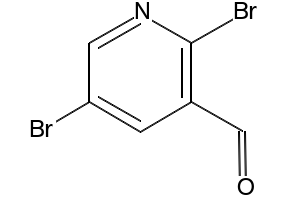2,5-Dibromonicotinaldehyde structure, CAS 852181-11-4