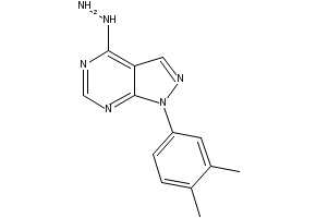 4-Hydroxy-1-(2,4-dimethylphenyl)pyrazolo[3,4-d]pyrimidine structure, CAS 852313-95-2