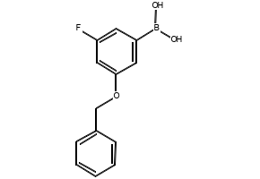 3-Benzyloxy-5-isopropoxybenzoic acid structure, CAS 852520-53-7