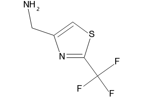 2-(Trifluoromethyl)-4-thiazolemethanamine structure, CAS 852854-39-8
