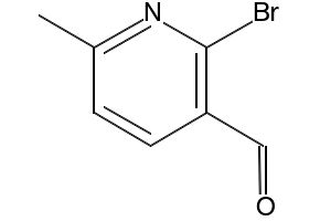 2-Bromo-6-methylpyridine-3-carboxaldehyde structure, CAS 853179-74-5