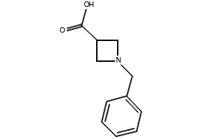 1-Benzyl-3-azetidinecarboxylic acid structure, CAS 854431-12-2