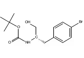 Boc-L-4-Bromophenylalaninol structure, CAS 854760-84-2
