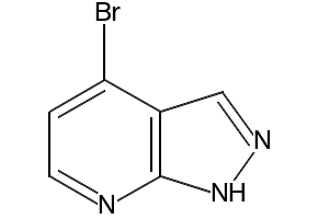 4-Bromo-1H-pyrazolo[3,4-b]pyridine structure, CAS 856859-49-9