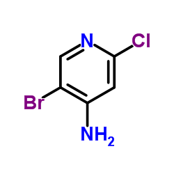 4-Amino-5-bromo-2-chloropyridine structure, CAS 857730-21-3
