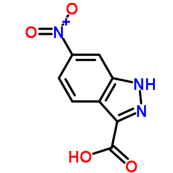 6-Nitro-3-indazolecarboxylic acid structure, CAS 857801-97-9