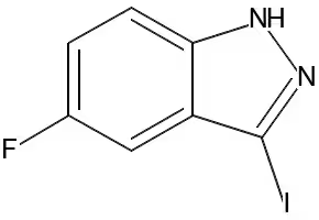 5-Fluoro-3-iodo-1H-indazole structure, CAS 858629-06-8