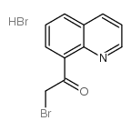 8-Bromoacetylquinoline hydrobromide structure, CAS 859962-48-4