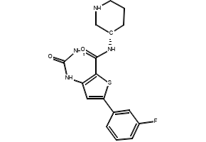 AZD 7762 structure, CAS 860352-01-8
