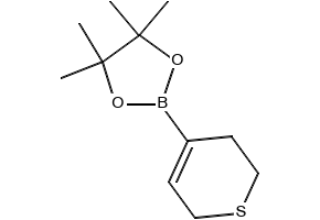 3,6-Dihydro-2H-thiopyran-4-ylboronic acid pinacol ester structure, CAS 862129-81-5