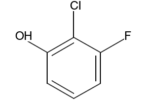 2-Chloro-3-fluorophenol structure, CAS 863870-86-4
