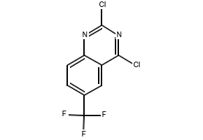 2,4-Dichloro-6-(trifluoromethyl)quinazoline structure, CAS 864291-30-5