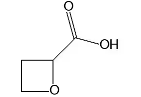 Oxetane-2-carboxylic acid structure, CAS 864373-47-7