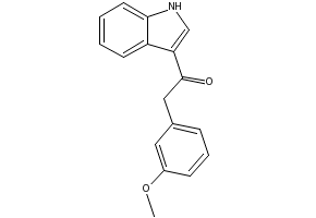 2-(2-Methoxyphenyl)-1-(1-pentyl-1H-indol-3-yl)ethanone structure, CAS 864445-43-2