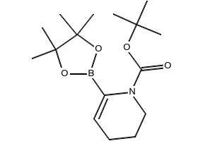 N-Boc-3,4-Dihydropyridine-6-boronic acid pinacol ester structure, CAS 865245-32-5