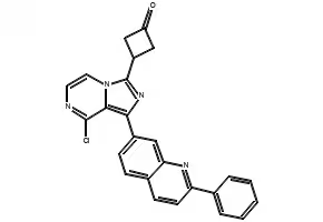 8-Chloro-3-cyclobutyl-1-iodo-imidazo[1,5-a]pyrazine structure, CAS 867165-15-9