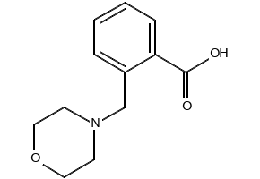 2-Morpholin-4-ylmethylbenzoic acid structure, CAS 868543-19-5