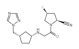 Melogliptin structure, CAS 868771-57-7