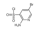 2-Amino-5-bromopyridine-3-sulfonyl chloride structure, CAS 868963-98-8