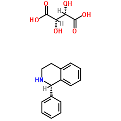 (S)-1,2,3,4-Tetrahydro-1-phenylisoquinoline D-(-)-tartrate structure, CAS 869884-00-4