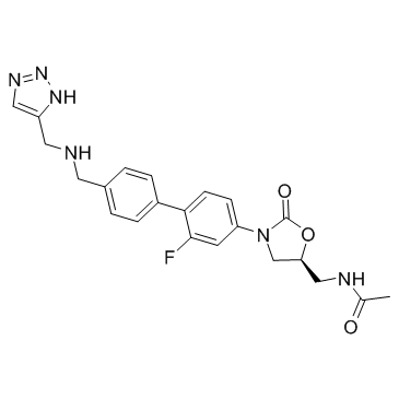 Radezolid structure, CAS 869884-78-6
