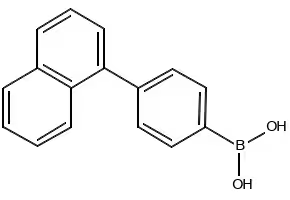 4-(1-Naphthyl)phenylboronic acid structure, CAS 870774-25-7