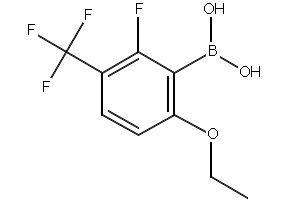 2-Fluoro-3-ethoxy-6-bromophenylboronic acid structure, CAS 871126-14-6