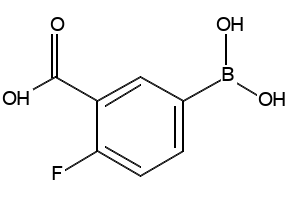 3-Carboxy-4-fluorophenylboronic acid structure, CAS 872460-12-3
