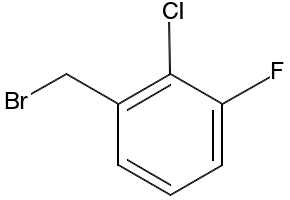 2-Chloro-3-fluorobenzyl bromide structure, CAS 874285-19-5