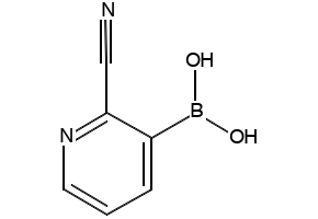 2-Cyanopyridine-3-boronic acid structure, CAS 874290-88-7