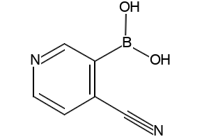 4-Cyanopyridine-3-boronic acid structure, CAS 874290-90-1