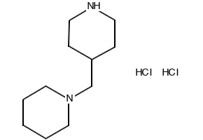 4-(1-Piperidinylmethyl)benzenemethanamine dihydrochloride structure, CAS 875126-51-5