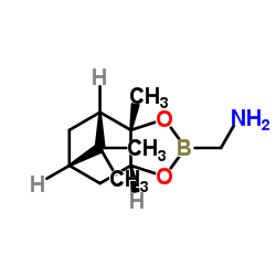 (3aS,4S,6S,7aR)-Hexahydro-3a,5,5-trimethyl-4,6-methano-1,3,2-benzodioxaborole-2-methanamine structure, CAS 877371-68-1