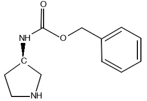 (R)-3-N-Cbz-aminopyrrolidine structure, CAS 879275-77-1