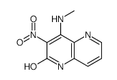 4-(Methylamino)-3-nitro-1,5-naphthyridin-2(1H)-one structure, CAS 882651-36-7
