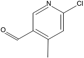 6-Chloro-4-methyl-3-pyridinecarboxaldehyde structure, CAS 884495-38-9