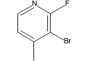 3-Bromo-2-fluoro-4-methylpyridine structure, CAS 884495-46-9