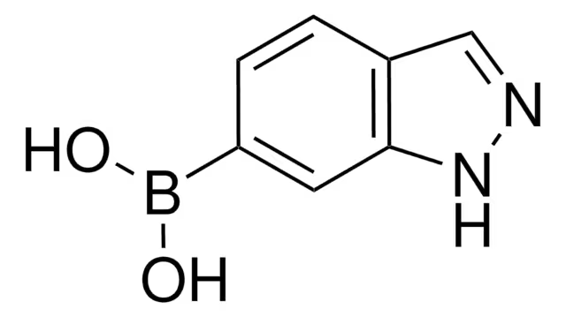 6-Indazolyboronic acid structure, CAS 885068-10-0