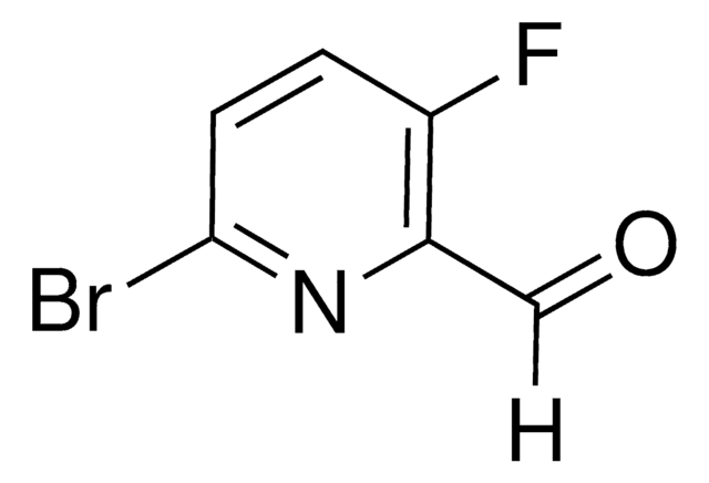 3-Fluoro-6-bromo-2-pyridinecarboxaldehyde structure, CAS 885267-36-7