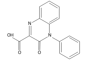 7-Fluoro-3-oxo-3,4-dihydroquinoxaline-2-carboxylic acid structure, CAS 885271-79-4