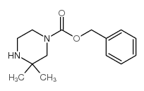 3,3-Dimethyl-1-piperazinecarboxylic acid benzyl ester structure, CAS 885278-86-4