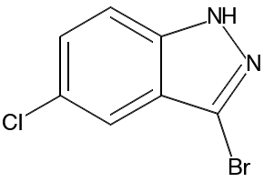 3-Bromo-5-chloro-1H-indazole structure, CAS 885521-43-7