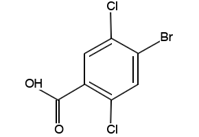 4-Bromo-2,5-dichlorobenzoic acid structure, CAS 885532-41-2