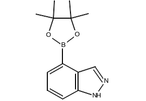 1H-Indazol-4-ylboronic acid pinacol ester structure, CAS 885618-33-7