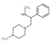 [2-(4-Methylpiperazinyl)-1-phenylethyl]methylamine structure, CAS 885950-68-5