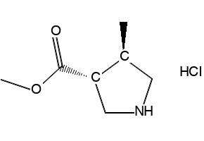 Methyl 4-methylpyrrolidine-3-carboxylate structure, CAS 885952-88-5