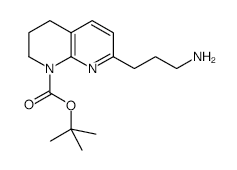 8-N-Boc-5,6,7,8-Tetrahydro-1,8-naphthyridin-2-propylamine structure, CAS 886362-44-3