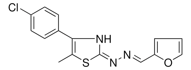 4-(4-Bromophenyl)-5-methyl-2(3H)-thiazolone hydrazone structure, CAS 886494-27-5