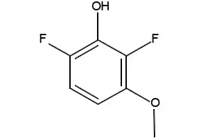 2,6-Difluoro-3-methoxyphenol structure, CAS 886498-60-8